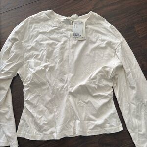 H&M White Long Sleeve Top brand new!